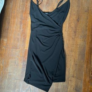 Black mini dress
